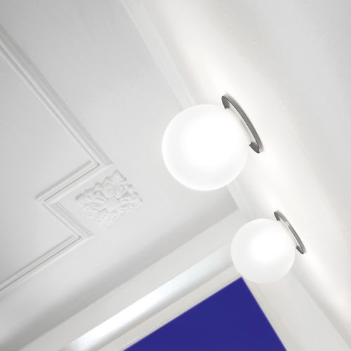 Wandleuchte / minimalistisches Design - ZBOWL - Hi Project srl - Brillamenti - für den Innenraum / geblasenes Glas / sphärisch