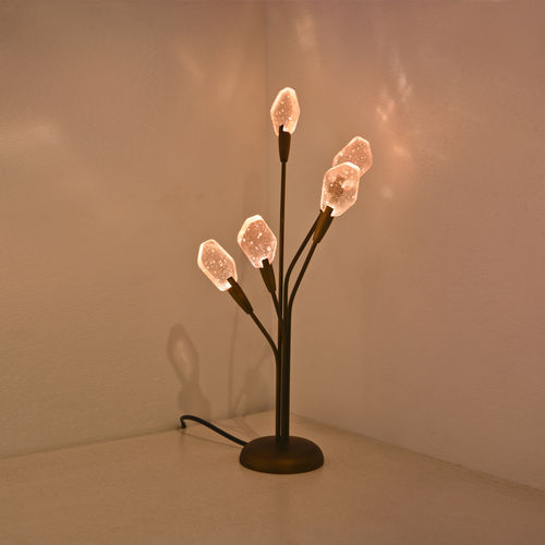 Tischlampe - Petalo - Hi Project srl - Brillamenti - Nachttisch / Messing / Muranoglas