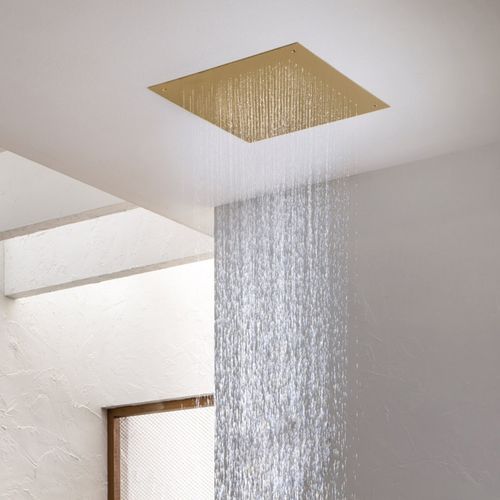 Duschkopf für Deckeneinbau - D-RAIN500 - ICÓNICO - quadratisch / Regenstrahl