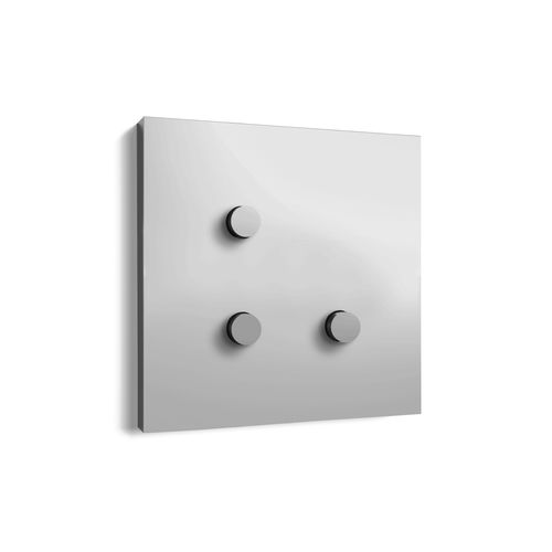 Druckschalter - IC3P40 - ICÓNICO - Einbau / 3-fach / Metall