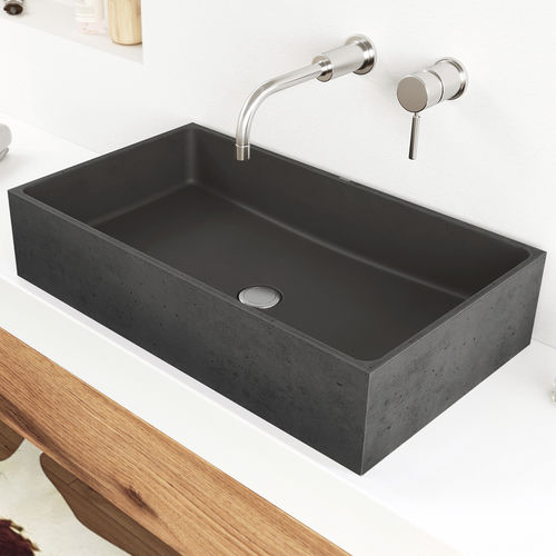 Aufsatzwaschbecken - BOX - Gravelli - Beton / rechteckig / modern