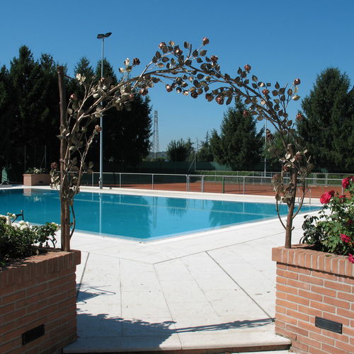 Schmiedeeisen-Skulptur - ARCH - Tessaro Group - für Außenbereich