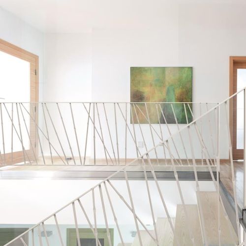 Metallgeländer - CANNES - Tessaro Group - mit Stangen / für den Innenraum / für Treppen