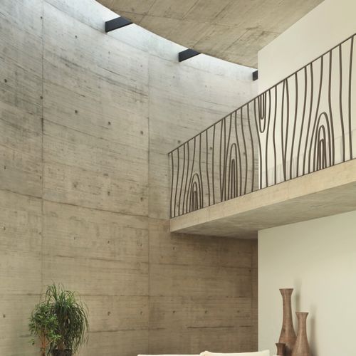 Schmiedeeisen-Geländer - WOOD - Tessaro Group - mit Stangen / Innenraum