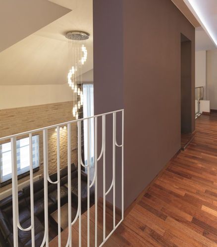 Schmiedeeisen-Geländer - SKYLINE - Tessaro Group - mit Stangen / für den Innenraum / für Treppen