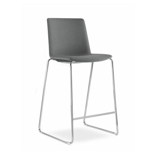 Moderner Barhocker - SKY FRESH 062/065 - Standard AS - Stoff / Gestell aus pulverbeschichtetem Stahl / mit 4 Beinen