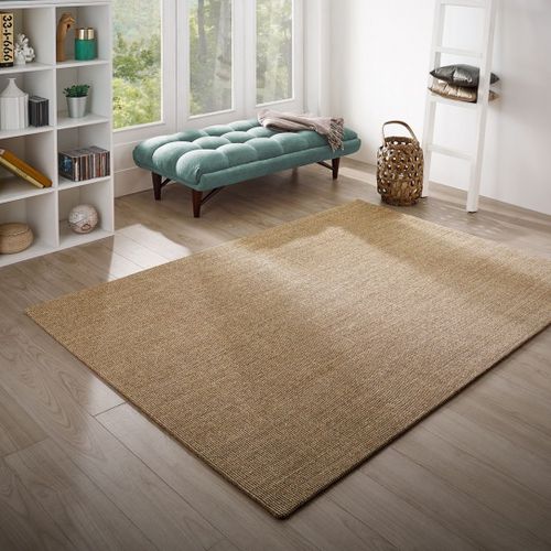 Gewebter Teppich - ACRA - LUSOTUFO - modern / einfarbig / Sisal