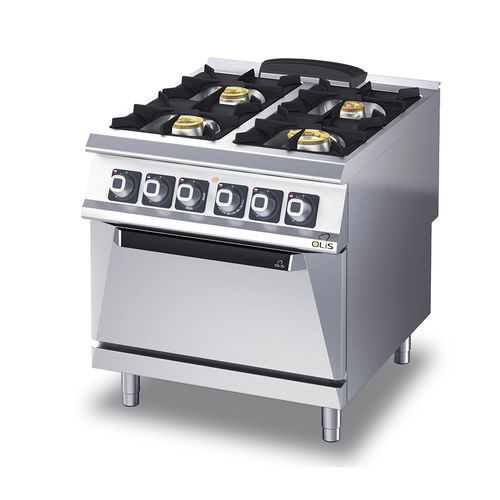 Gasherd - D94/10CGE - Olis Ali Group S.r.l. - Profi / Edelstahl / Gusseisen