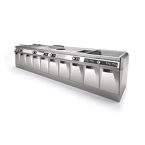 Gasherd - DIAMANTE 90 TOUCH - Olis Ali Group S.r.l. - Glaskeramik / Induktion / Profi