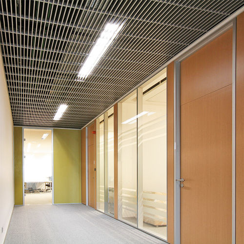 Aluminium-Zwischendecke - DELTAGRID - Integra - Interior Systems - Platten / für Büro / für den Innenraum