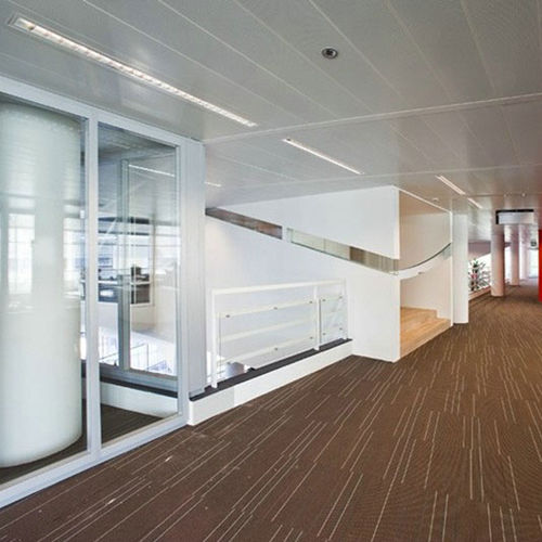 Metallzwischendecke - PERSPEKTA D - Integra - Interior Systems - aus Fliesen / Platten / für Büro