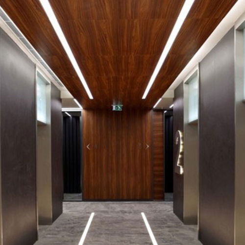 Laminat-Akustikbaffel - PANEL SYSTEM - Integra - Interior Systems - MDF / hängend / rechteckig