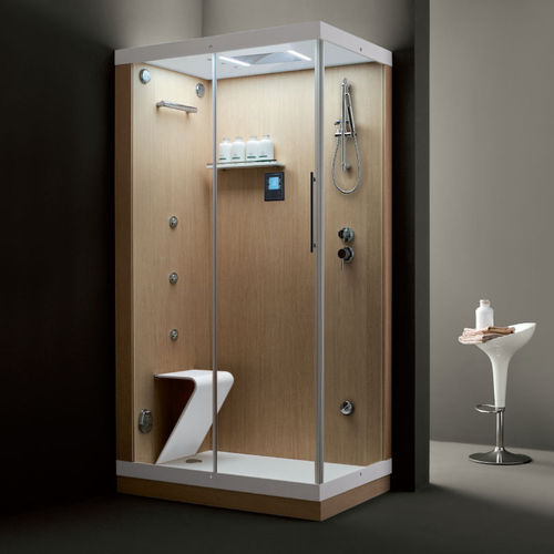 Glas-Duschkabine - CENTO.20.90 - ilma srl - mit Schiebetür / für Eckeinbau