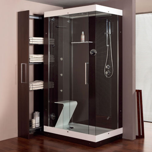 Säulenschrank für Badezimmer - 1.ANTA ESTRAIBILE - ilma srl - modern