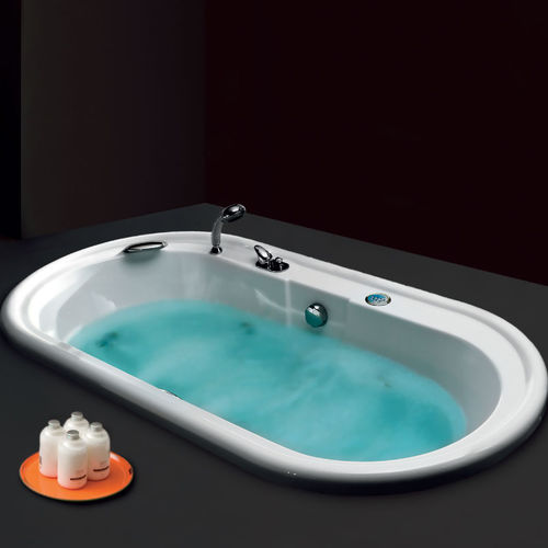 Ovale Badewanne - TEMA - ilma srl - Methacrylat / weiß