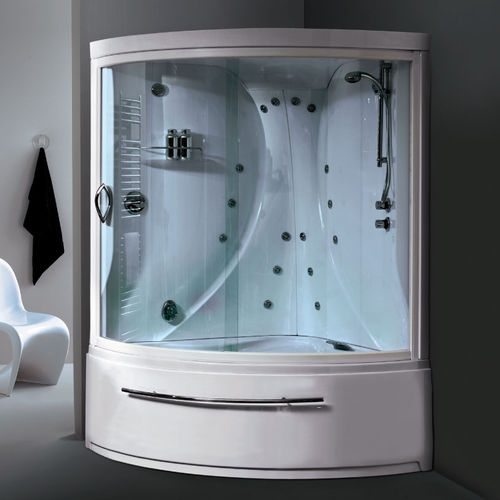 Badewannen-Duschkombination / für Eckeinbau - SINERGY - ilma srl - Einbau