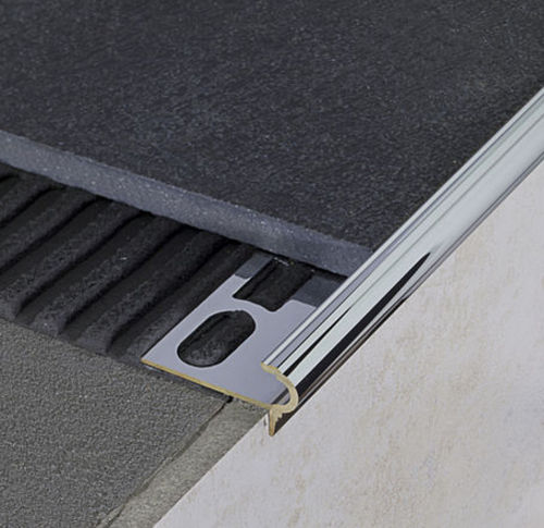 Aluminium-Treppenkante - PROSTEP SGK - PROFILPAS - Messing