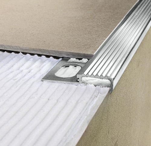 Aluminium-Treppenkante - CERFIX PROSTEP SM SMA - PROFILPAS - rutschfest