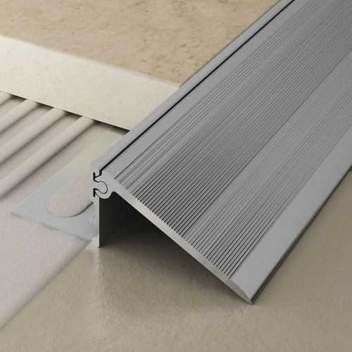 Metallübergangsprofil - CERFIX PRONIVEL N - PROFILPAS - für Fliesen / Ortgang / silberfarben