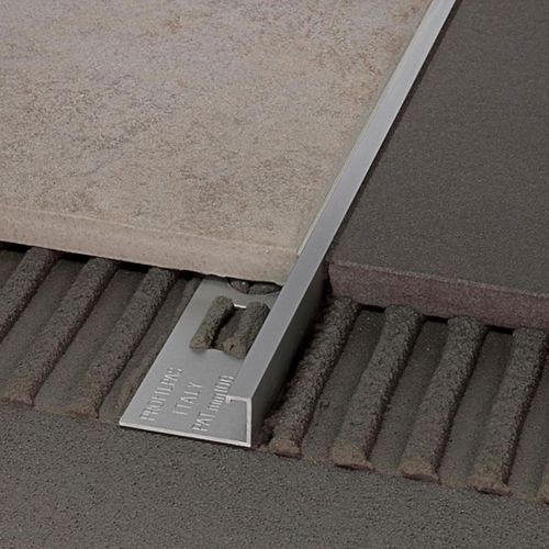 Aluminium-Trennprofil - CERFIX PRODECOR DJ - PROFILPAS - für Fliesen / Rechteck / silberfarben