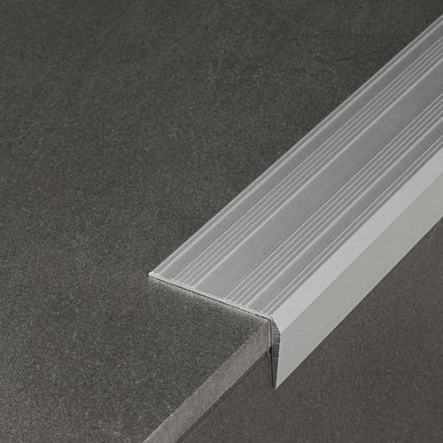PVC-Treppenkante - PROTECT 70-71 - PROFILPAS - Aluminium / rutschfest