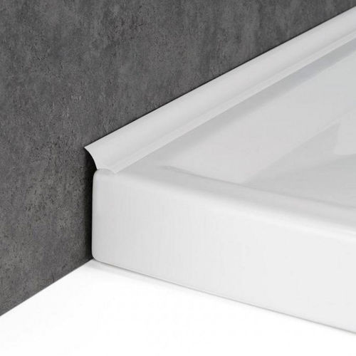 Aluminium-Abschlussprofil - SANIBORD ALU - PROFILPAS - PVC / für Duschen / Ortgang