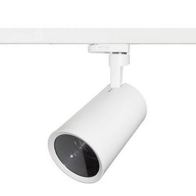 LED-Schienenleuchte - ZOOM : TR130NW30 - Indigo Lighting - rund / Aluminiumguss / für Gewerbegebrauch