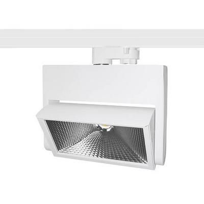 LED-Schienenleuchte - FLASH : TR124NW30 - Indigo Lighting - quadratisch / Aluminiumguss / für Gewerbegebrauch