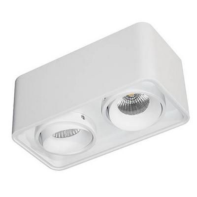 Downlight für Aufbau - PURE 200 : DO21121 - Indigo Lighting - LED / rechteckig / für den Innenraum