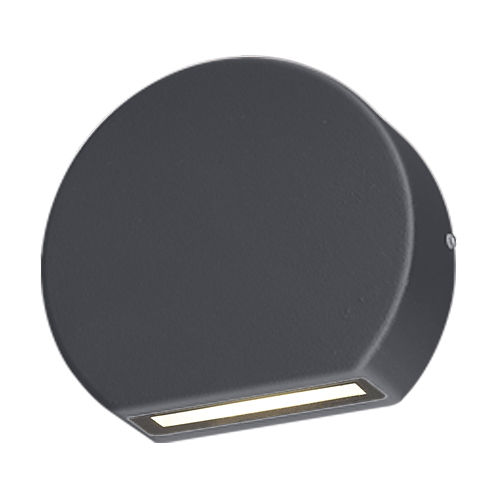 Moderne Wandleuchte - LUXI 120 R : OU14524 - Indigo Lighting - für Außenbereich / für Markierung / Aluminiumguss