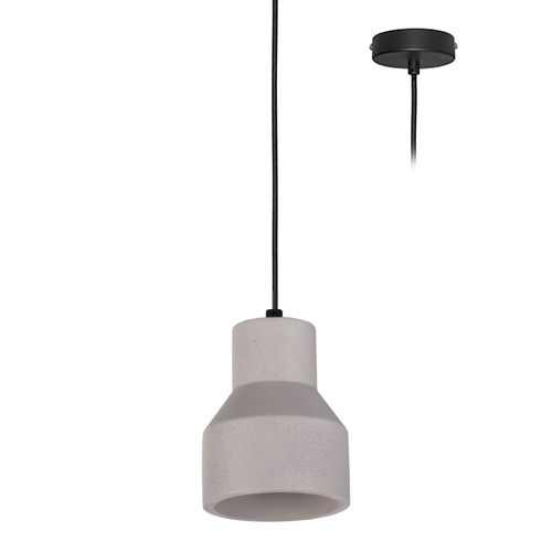 Hängelampe - SANDY 4 E27 : SU12056 - Indigo Lighting - Beton / modern / mit Kabel