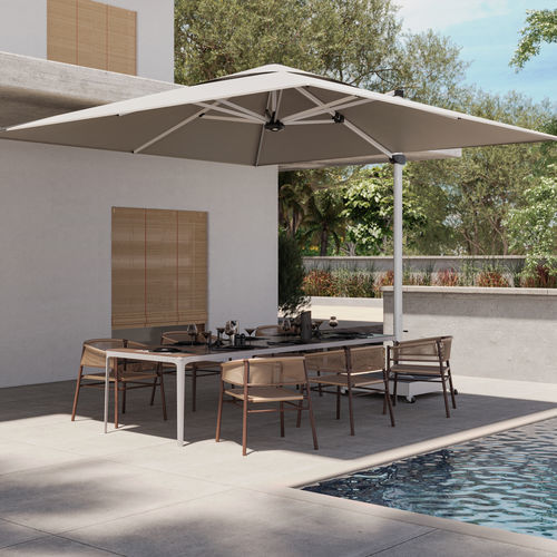 Quadratischer Sonnenschirm - PALESTRO PRO - Solero Parasols - rechteckig / Ampel / schwenkbar