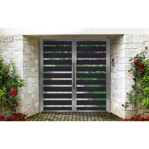 Gartentor / anodisiertes Aluminium - MODERN: M492 - Style Doors S.A.