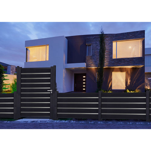 Aluminium-Gartentor - PRESTIGE ELEGANCE: E483 - Style Doors S.A.