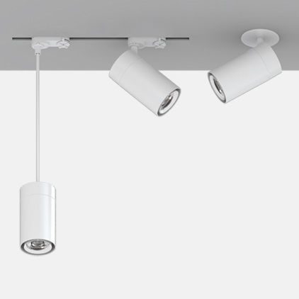 LED-Schienenleuchte - SMARTER G2 COLLECTION - Kinglumi Co., Ltd. - rund / Aluminium / für Museen