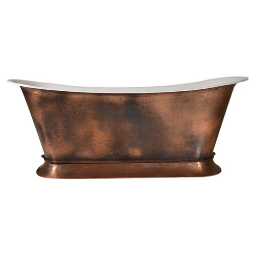 Ovale Badewanne - THE BORDEAUXAGEDCOPPER59 - Penhaglion - freistehend / für Wohnungen / Gusseisen