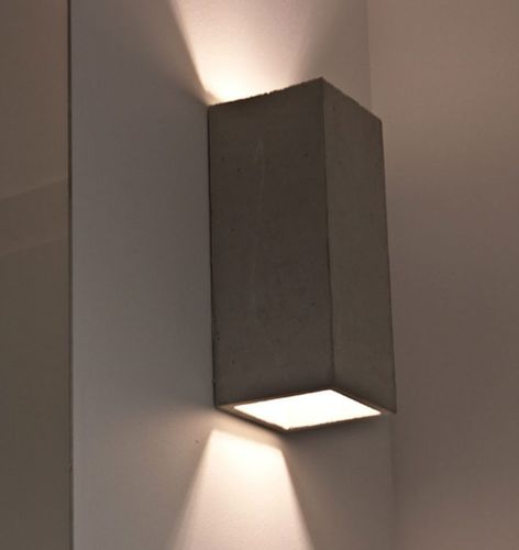 Moderne Wandleuchte - ORTO - Living Concrete Ltd - für den Innenraum / Stahl / Beton
