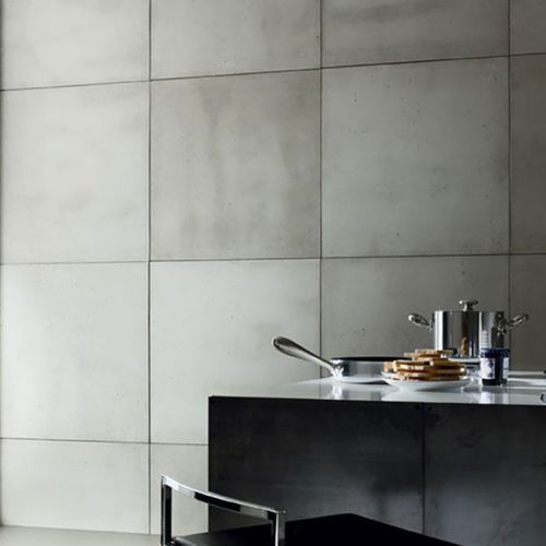Dekorplatte für Wand - CONCRETUS - Living Concrete Ltd - für Fußboden / Zement / texturiert