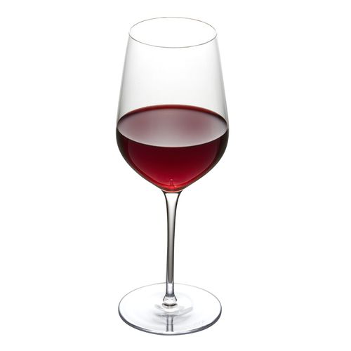 Weinglas - WHISPER - nude - mit Stiel / geblasenes Glas / für Privatgebrauch