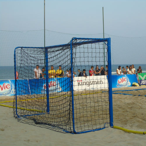 Aluminium-Handballtor - S17211 - SODEX SPORT - mobil / blau / thermolackiert