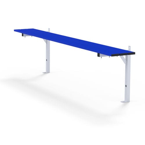 Moderne Bank für Umkleideraum - S36051 - SODEX SPORT - Aluminium / aus lackiertem Stahl / wandmontiert
