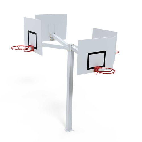 Basketballkorb für Außenbereich - S14090GC - SODEX SPORT - stationär / galvanisierter Stahl / Glasfaser