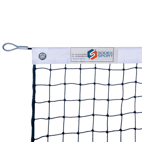 Tennis-Netz / HDPE - S25820 - SODEX SPORT - schwarz / 2 mm / für Wettkämpfe