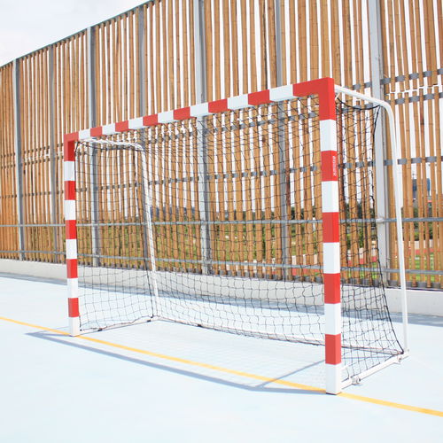 Handballtor für Wettkämpfe - S16212 - SODEX SPORT - Aluminium / mobil / weiß/rot