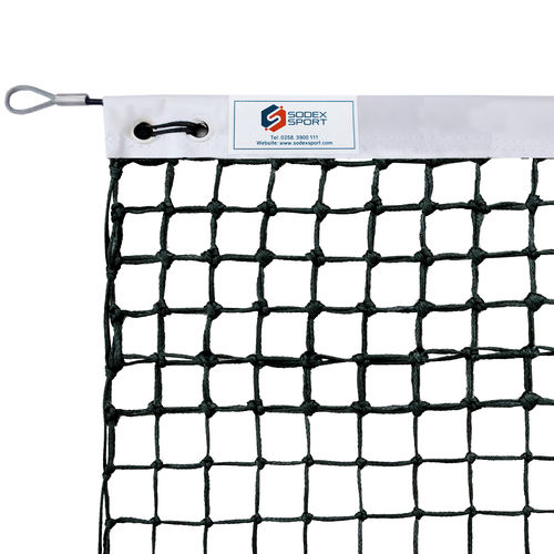 Tennis-Netz / HDPE - S25871 - SODEX SPORT - schwarz / 3 mm / für Wettkämpfe