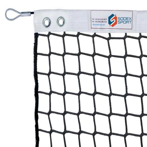 Tennis-Netz / Polypropylen - S25863KL - SODEX SPORT - schwarz / 3 mm / für Wettkämpfe