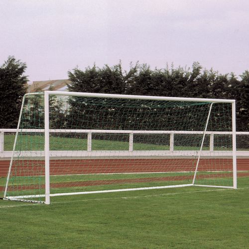 HDPE-Fußballtornetz - S12726 - SODEX SPORT - weiß / schwarz / Trapez
