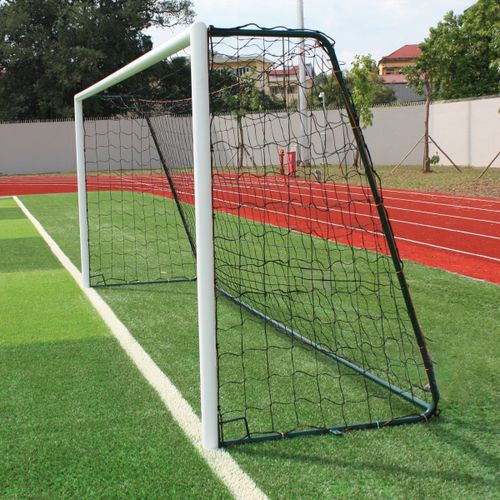Polyethylen-Fußballtornetz - S12760 - SODEX SPORT - schwarz / Trapez / Quadratmaschen