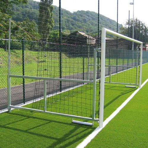 HDPE-Fußballtornetz - S12770 - SODEX SPORT - Polyethylen / schwarz / Trapez