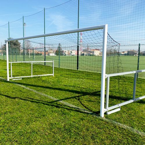 HDPE-Fußballtornetz - S12774 - SODEX SPORT - Polyethylen / schwarz / dreieckig